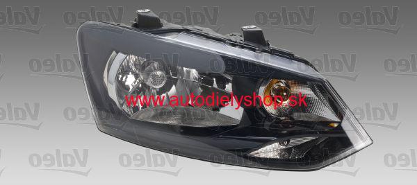 VOLKSWAGEN POLO 6/09- pravé predné svetlo- VALEO