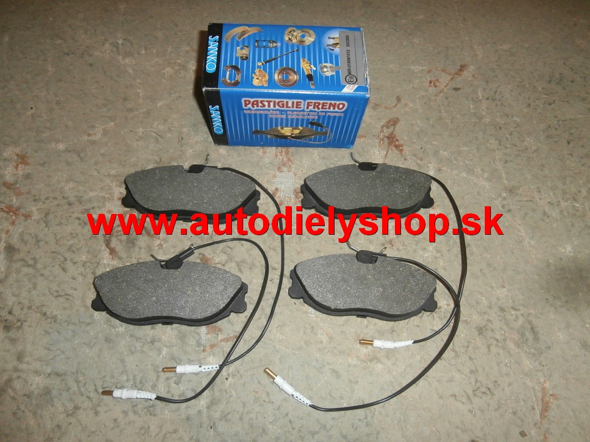 Peugeot 406 5/99-4/04 predné platničky Sada,15 kolesá 