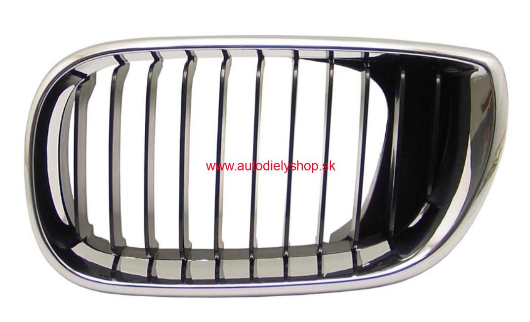 BMW 3 E46 9/01-3/05 predná maska Lavá / čierne rebrá