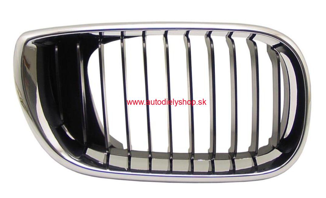 BMW 3 E46 9/01-3/05 predná maska Pravá / čierne rebrá