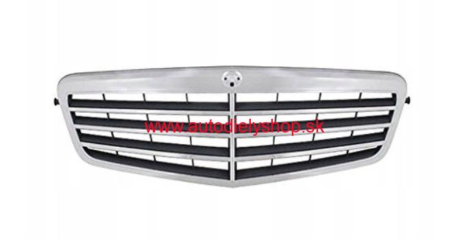 Mercedes W212 "E" 2009-1/2013 predná maska/ chromovo sivá