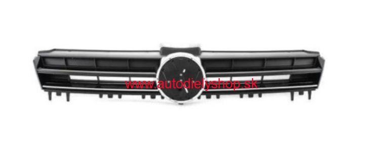 VW GOLF VII 2013- predná maska / 3x chróm