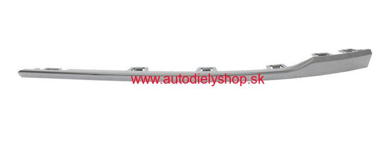 VW PASSAT "B8" 11/2014- lišta predného nárazníka Lavá / chrómová