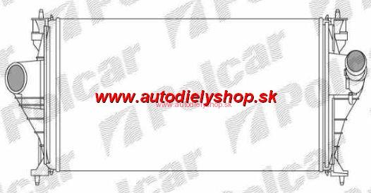 Peugeot 406 5/99-4/04 chladič vzduchu 2,2HDi 