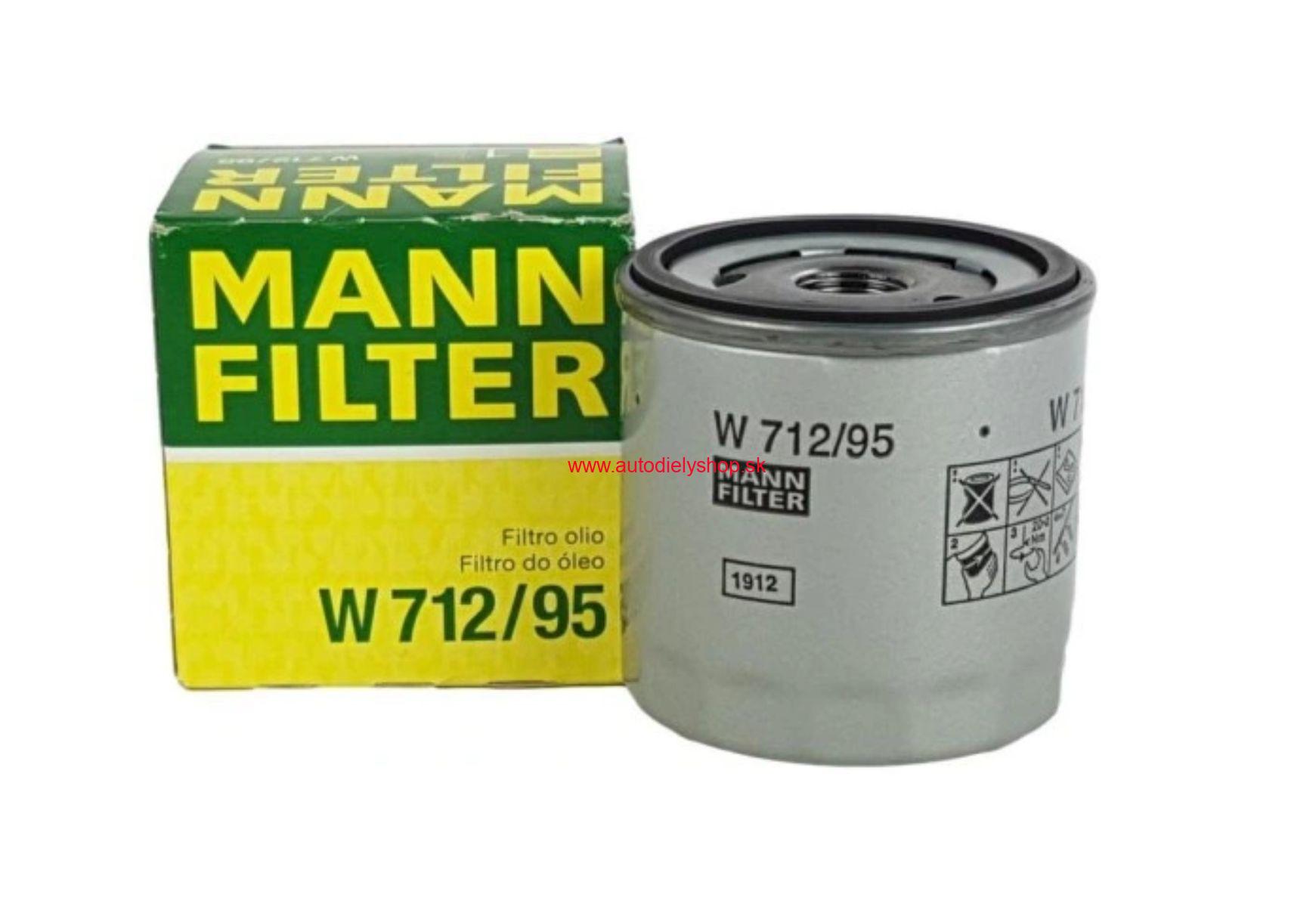 Škoda OCTAVIA IV 2020-  olejový filter 1,0TSi-1,4TSi-1,5TSi-1,6i / MANN