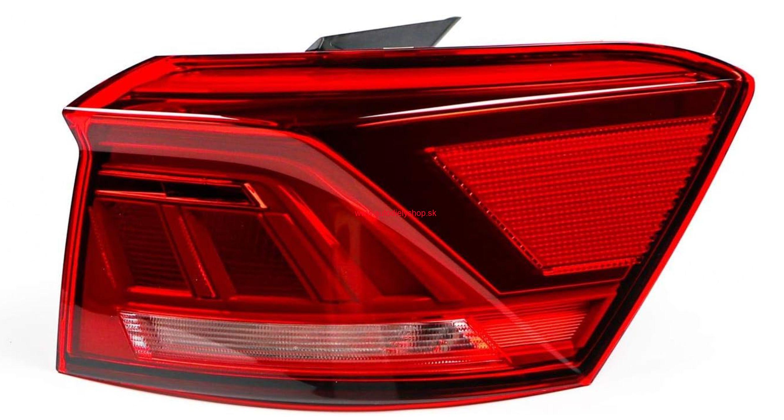 VW T-ROC 2017- zadné svetlo LED Pravé / vonkajšie červené