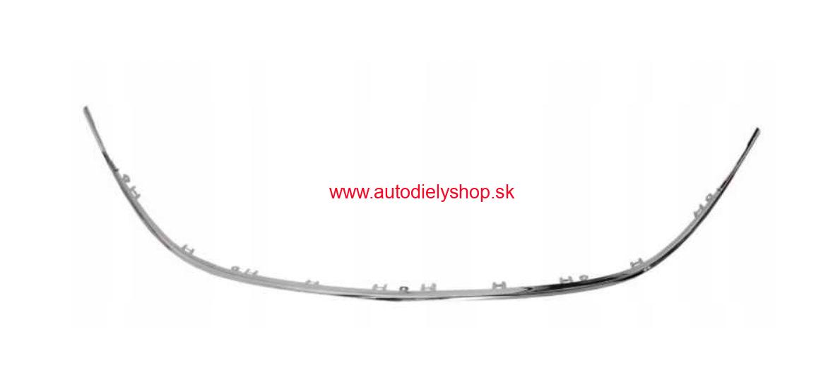 OPEL ASTRA J 9/2009- chrómová lišta mriežky nárazníka /od r.v. 2013-/