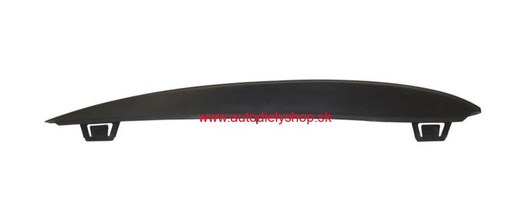 BMW 5 F10, F11 3/2010- Lišta krytu predného nárazníka pravá /čierna/