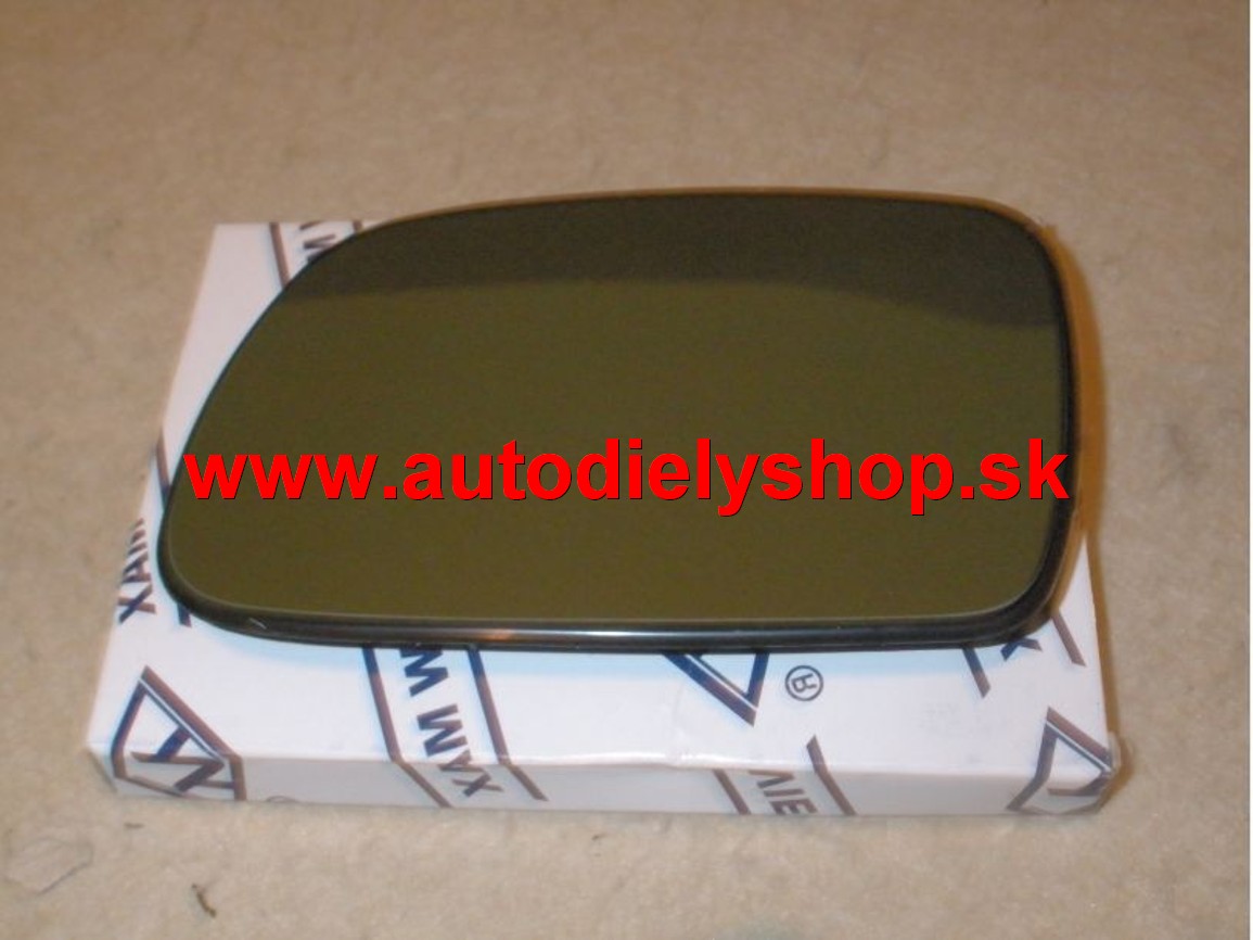 Peugeot 407 5/04-sklo zrkadla ľavé. 