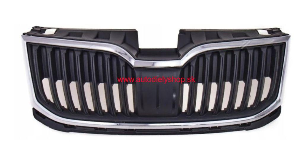 FABIA III 8/2014- maska s chrómovým rámikom