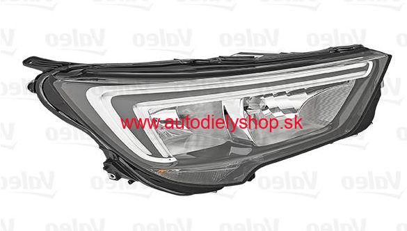 Opel CROSSLAND X 3/2017- svetlo H7+H7 Pravé / VALEO