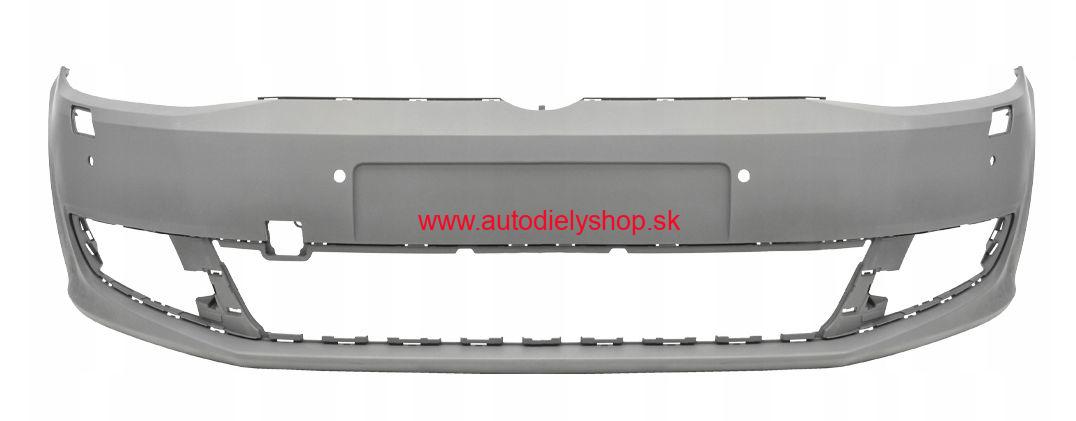 VW SHARAN 5/2010- predný nárazník /otvory na senzory + ostrekovače