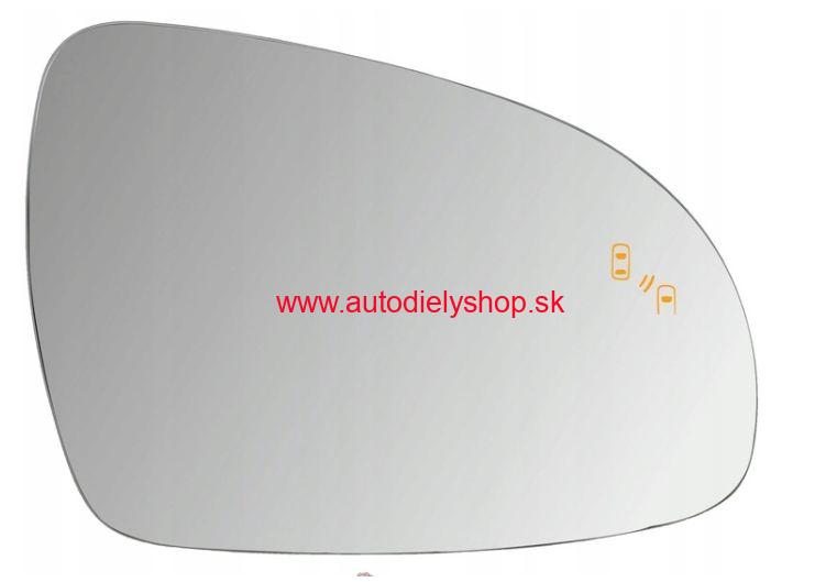Hyundai TUCSON 9/2015- sklo zrkadla Pravé / s postranným asistentom