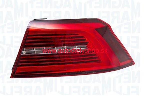 VW Passat B8 2014- zadné vonkajšie LED svetlo Pravé / SEDAN / MAGNETI MARELLI