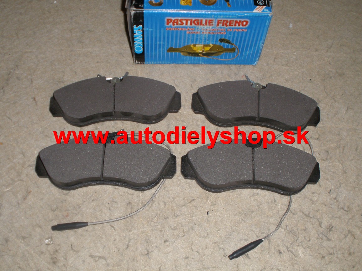  Peugeot BOXER 7/94-7/02 predné platničky Sada 1,8t 