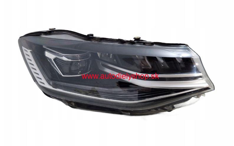 VW CADDY V 9/2020- svetlo LED Pravé / chrómový rámik / funkcia bad weather light