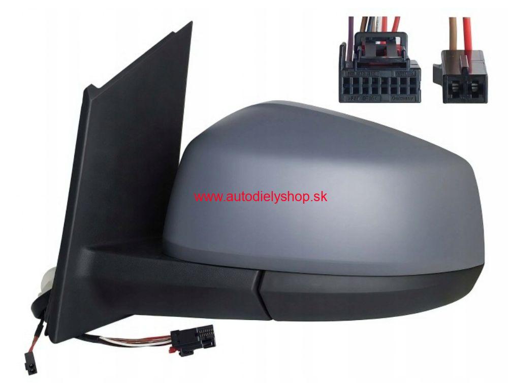 VW CADDY V 9/2020- elektrické spätné zrkadlo Ľavé / pre lak / 7pin / so systémom BLIS