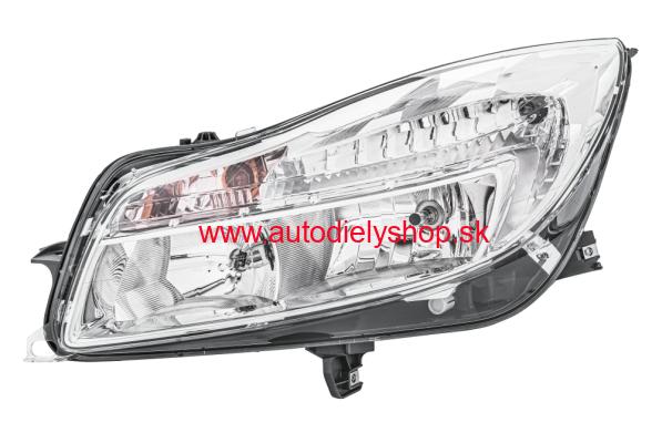Opel INSIGNIA 7/2008- svetlo H1+H7 Ľavé / HELLA