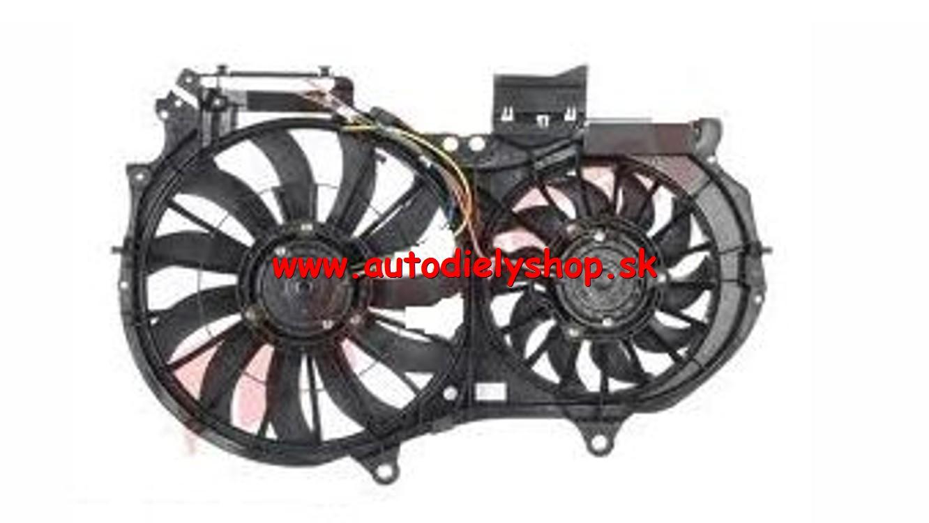 Audi A4 10/00-9/04 ventilátor chladičov 2,4i-3,0i
