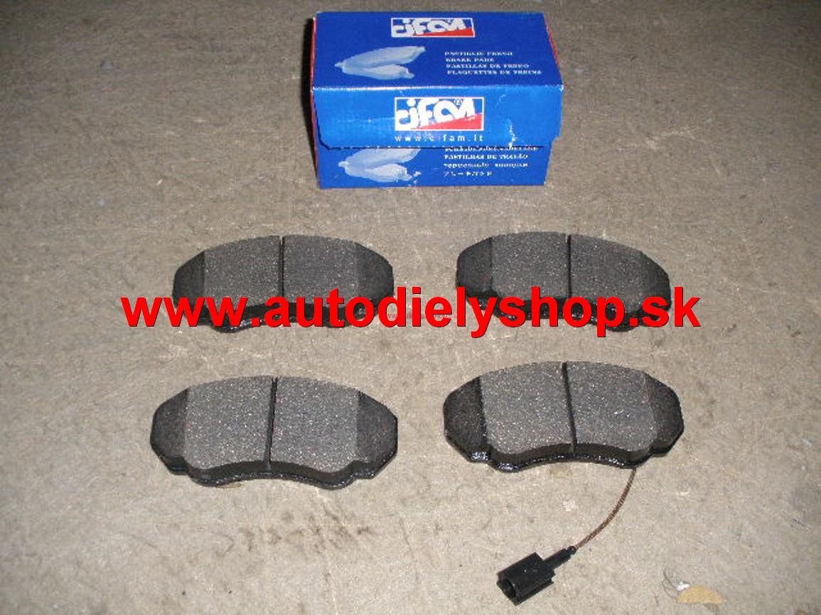  Peugeot BOXER 8/02-06 predné platničky Sada 1,0t-1,4t /CIFAM/ 	
