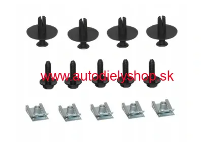 Mitsubishi ASX 2010- príchytky krytu pod motor