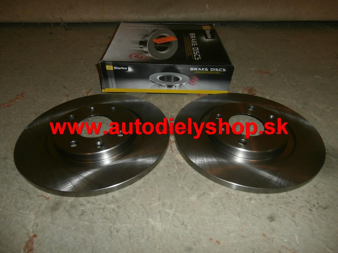 Peugeot PARTNER 10/96-02 predné kotúče 266mm Sada ,plné LUCAS 