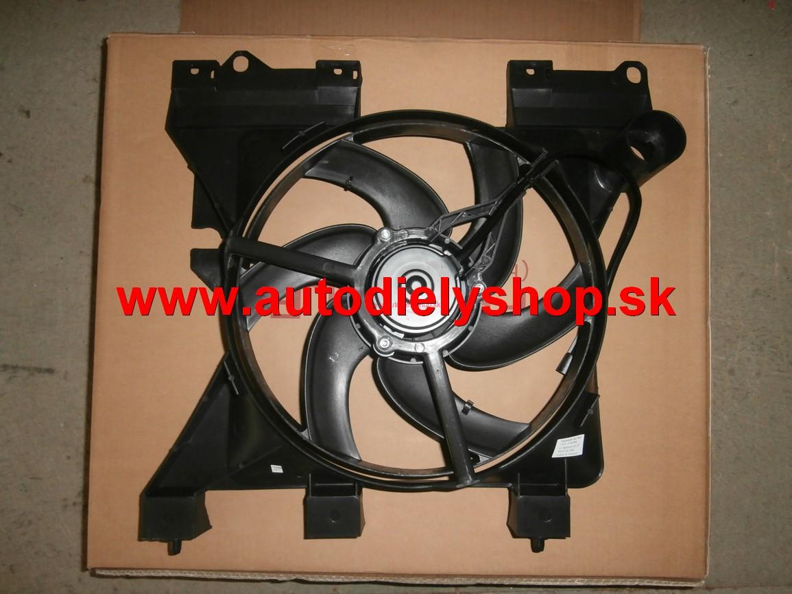  Peugeot PARTNER 1/03- ventilátor chladičov 1,1i-1,4i-1,6 bez AC 