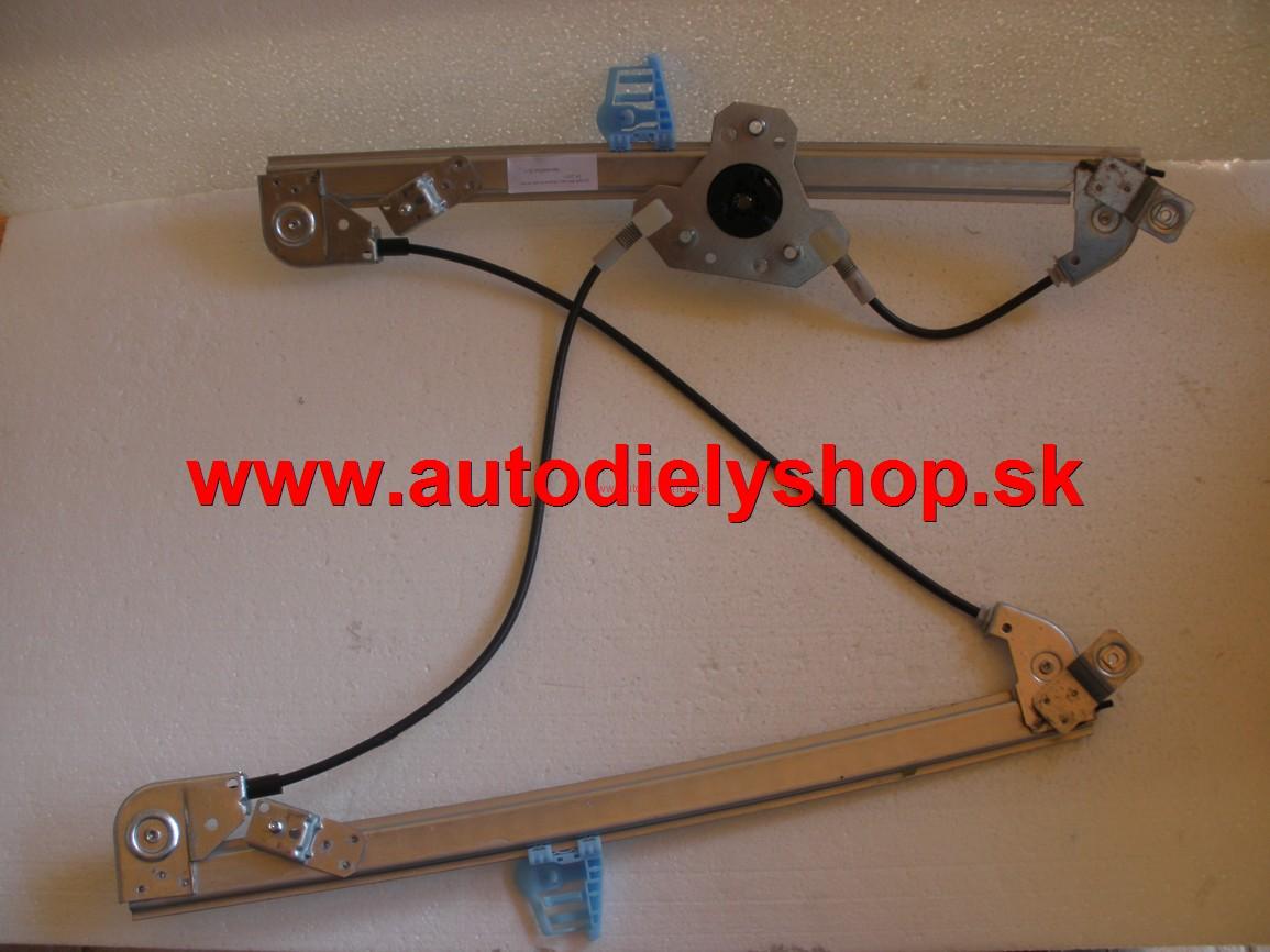 Peugeot PARTNER 10/96-12/02 mech.predné stahovanie okna pravé 