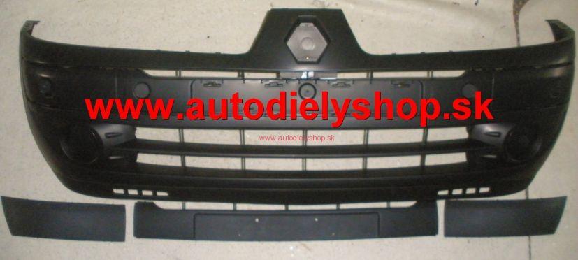 Renault Clio 7/01-9/05 predný nárazník čierny 
