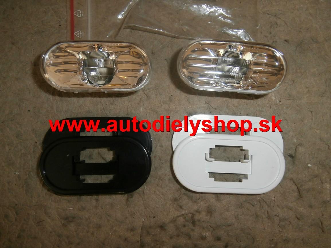 Renault Clio 7/01-9/05 bočné smerovky číre Sada L+P 