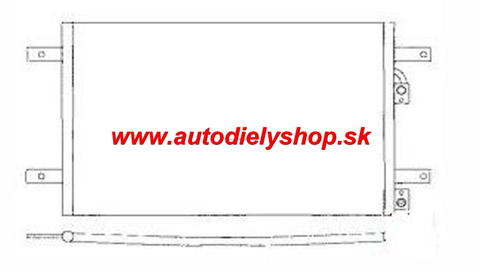 Seat ALHAMBRA 5/96-7/00 chladič klimi 1,8i-1,9TD-2,0i 