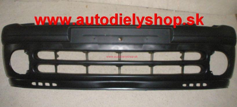  Renault Clio 9/98-6/01 predný nárazník čierny s otvorom na hmlovky