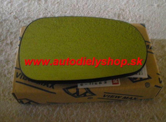  Renault Clio 9/98-6/01 sklo zrkadla pravé,vyhrievané 