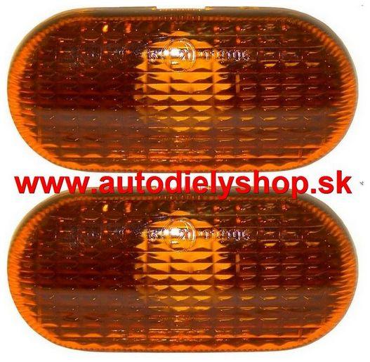  Renault Clio 9/98-6/01 bočné smerovky oranžové Sada L+P 	