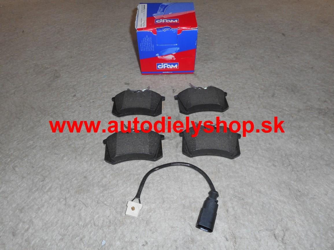 Seat ALHAMBRA 8/00- Zadné platničky Sada / Cifam /-16 disk 