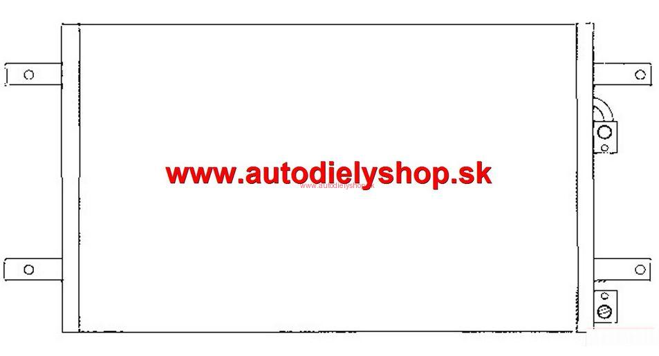 Seat Alhambra 8/00- chladič klimi 1,9TDi-2,8i 