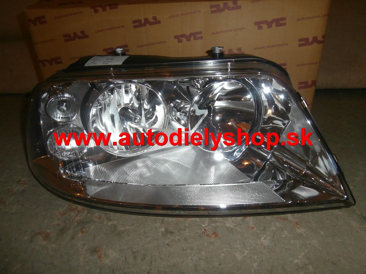 Seat Alhambra 8/00- predné svetlo H1+H7 pravé 