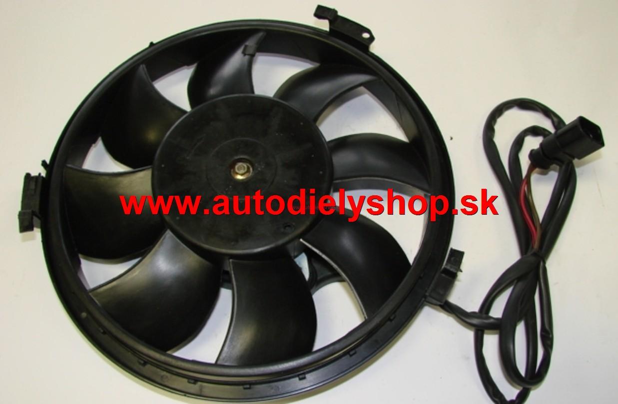 Seat Arosa 4/97-12/00 ventilátor chladičov 345mm s AC 
