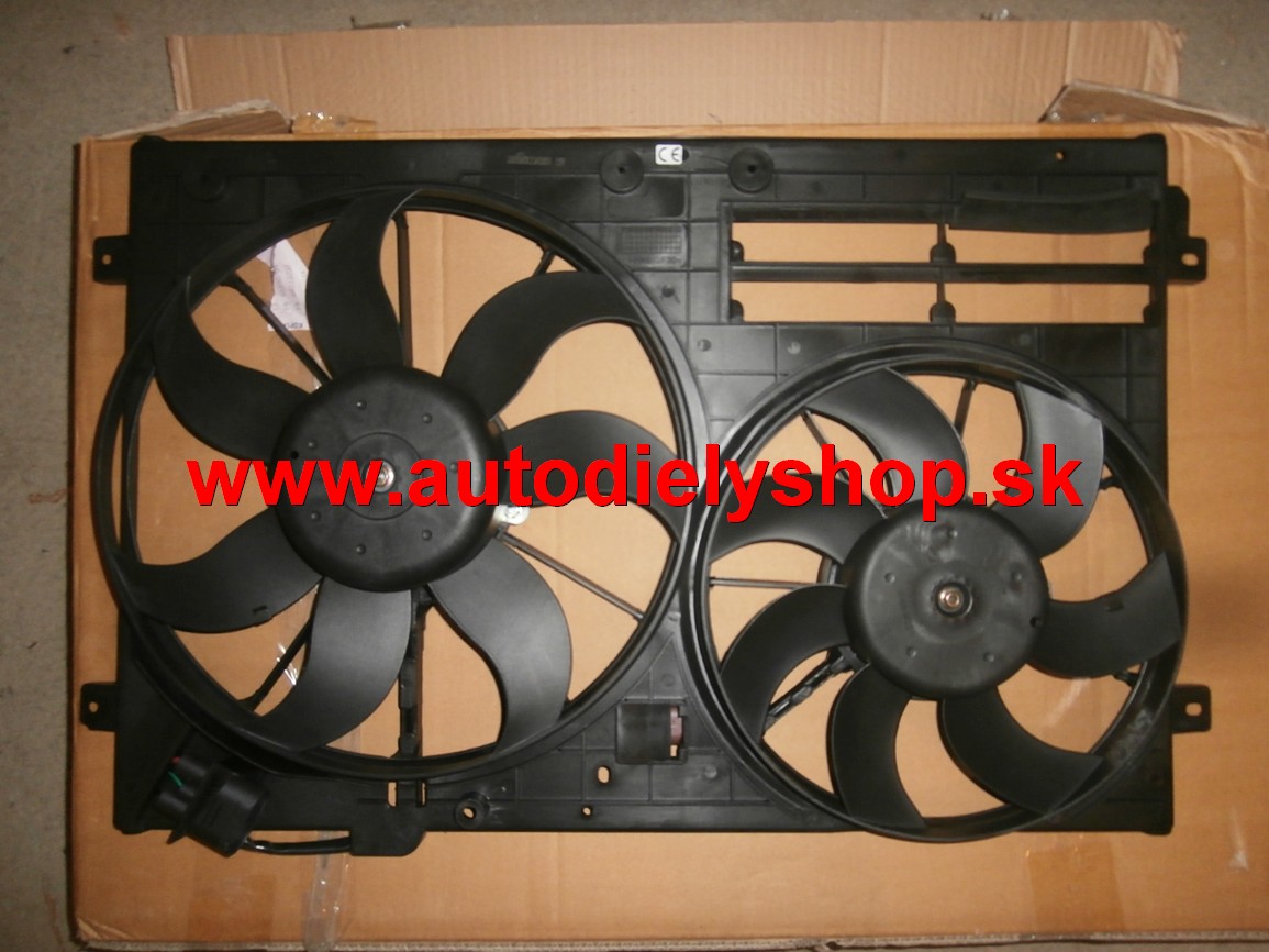 Seat TOLEDO 11/04- ventilátor chladičov komplet 