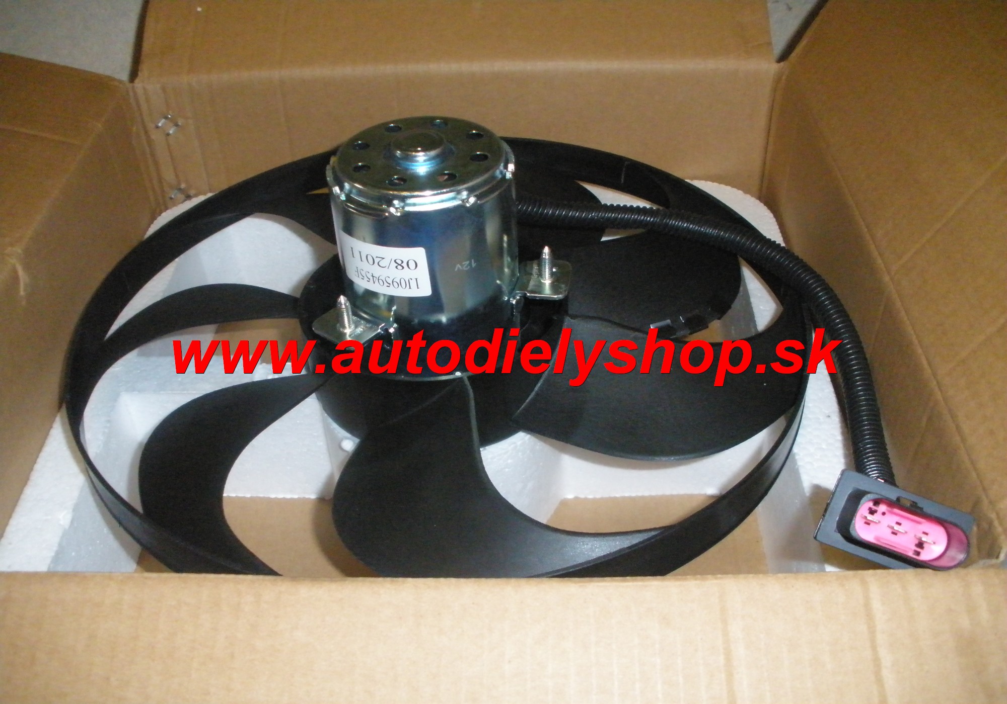 Seat Toledo 4/99-11/04 ventilátor chladičov 345mm 250/60W 