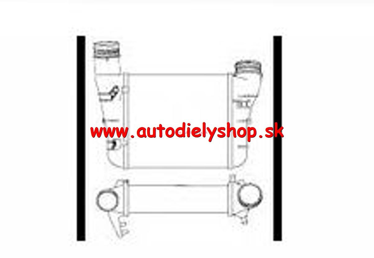 Audi A6 7/01-4/04 chladič vzduchu 1,9TDi 