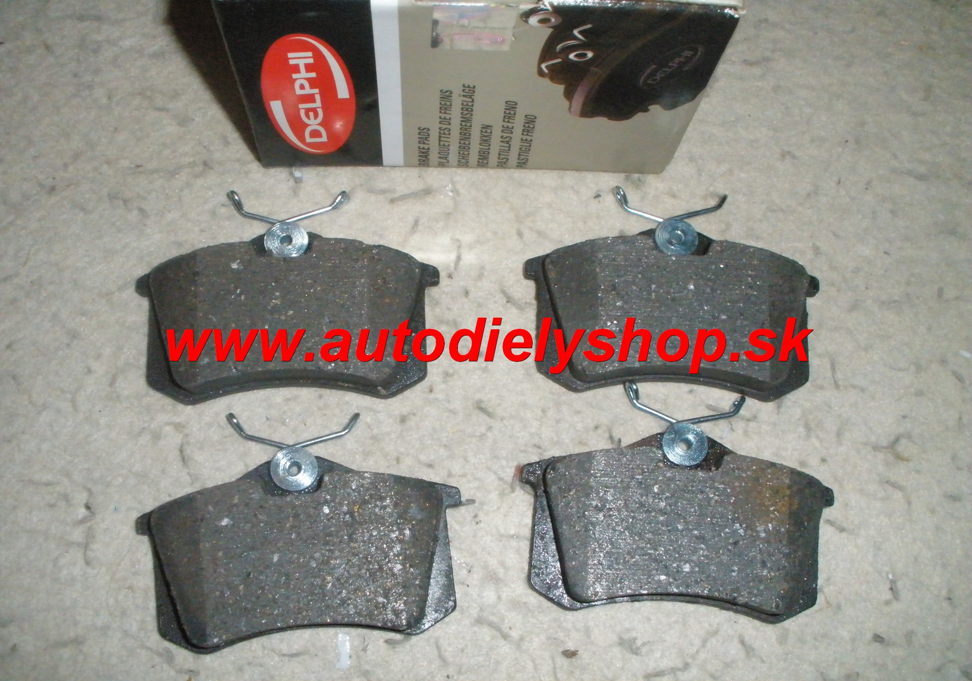  Renault Megane 99-11/02 zadné platničky sada  " Delphi "