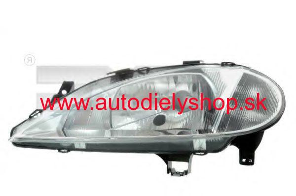 Renault Megane 3/99-11/02 svetlo H1+H7 ľavé