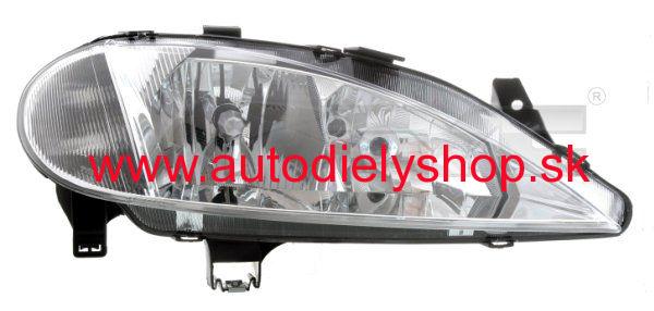 Renault Megane 3/99-11/02 svetlo H1+H7 pravé