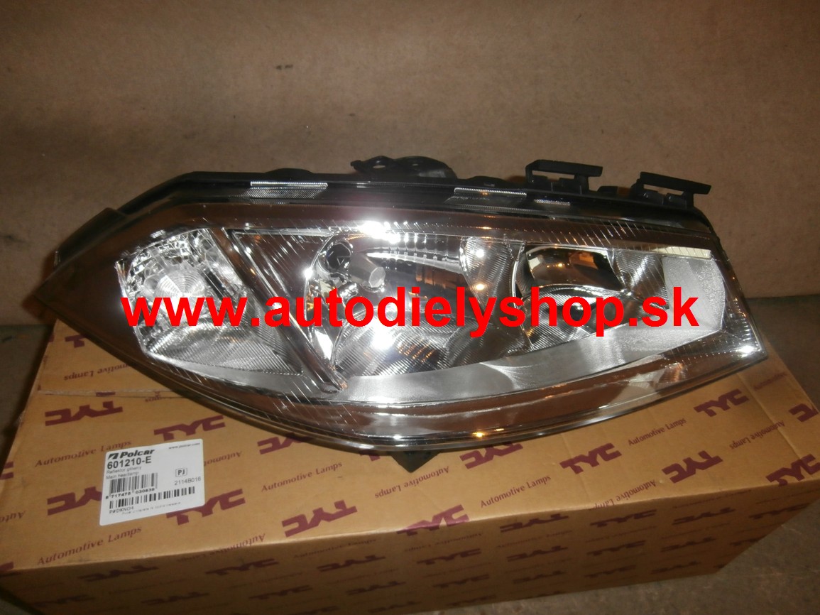  Renault Megane 11/02-12/05 svetlo H1+H7 Pravé 