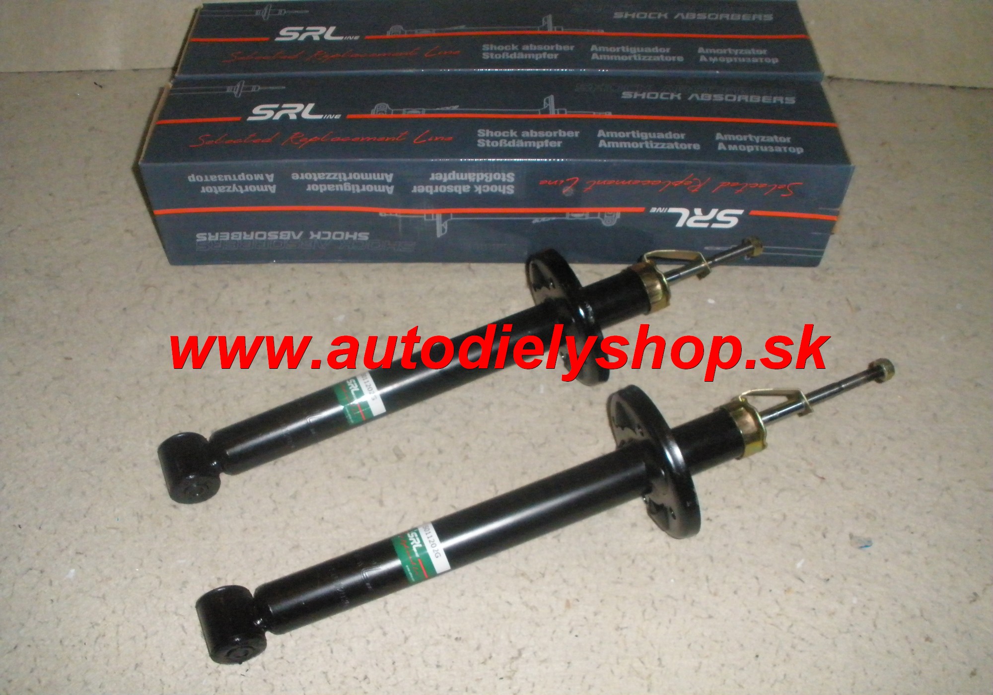 Renault Scenic 1/96-8/99 predné tlmiče sada L+P,60mm / SRL / 