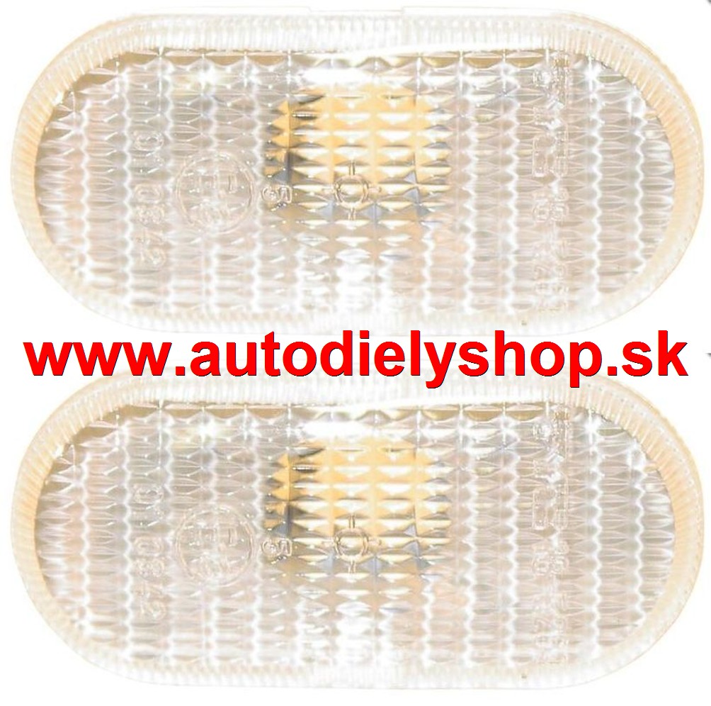  Renault Scenic 96-8/99 bočné smerovky biele Sada L+P 