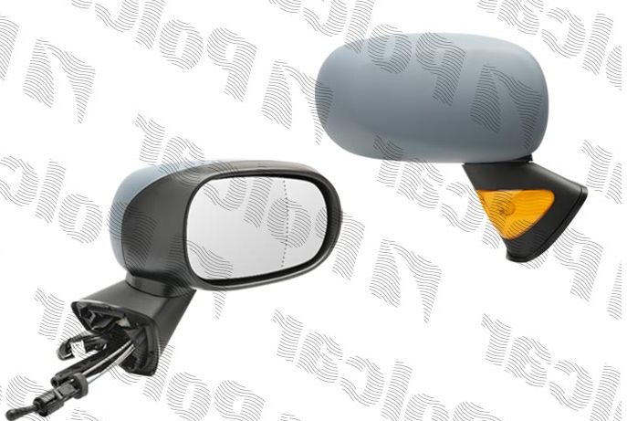 Renault MODUS 9/04-2/08 mech.spätné Pravé,pre lak 