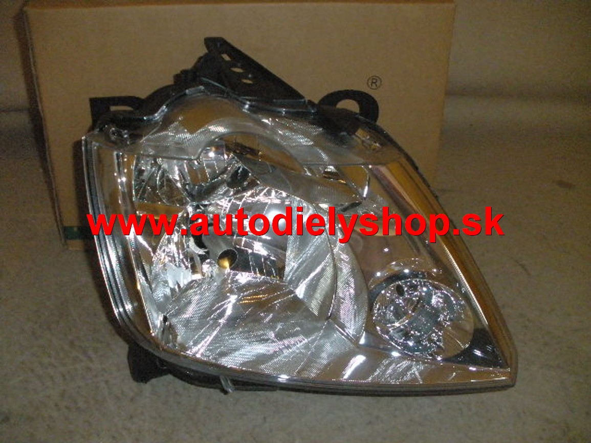  Renault MODUS 9/04-2/08 svetlo H1+H7 Pravé 