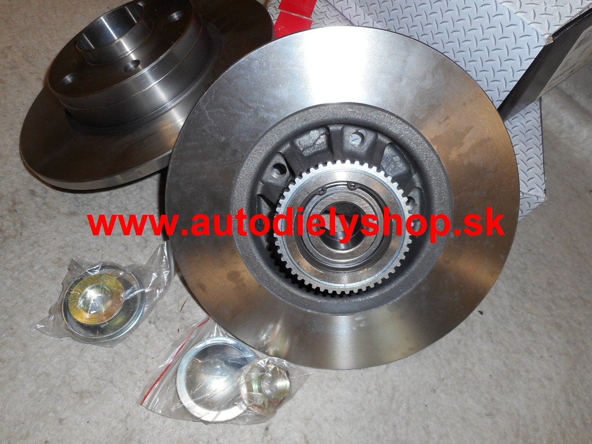 Renault TRAFIC 9/01-06 zadné kotúče Sada L+P,komplet s ložiskom 